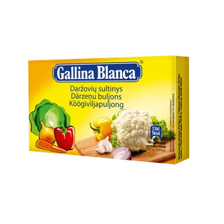 BULJONS GALLINA BLANCA DĀRZEŅU 8X10G
