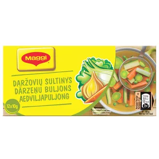 BULJONS MAGGI DĀRZEŅU 12X10G