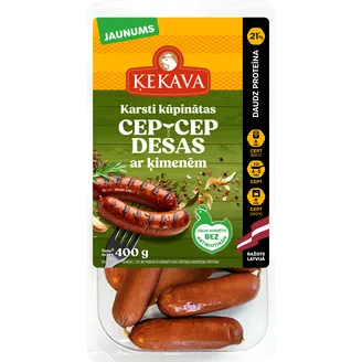 CEP-CEPDESAS ĶEKAVA AR ĶIMENĒM KARSTI KŪPINĀTAS 400G