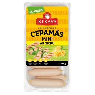 CEPAMDESAS ĶEKAVA AR SIERU MINI 400G
