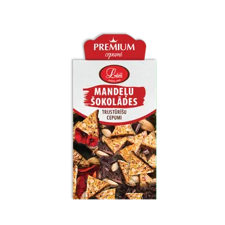 Cepumi LĀČI mandeļu šokolādes trijstūrīši 150g