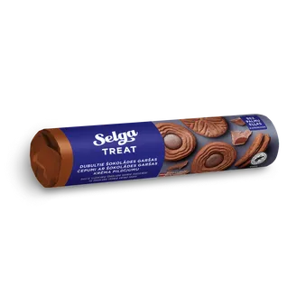 Dubultie šokolādes garšas cepumi SELGA ar šok. garšas krēma pildījumu, 205g