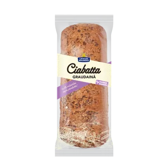 CIABATTA LATVIJAS MAIZNIEKS GRAUDAINĀ 300 G