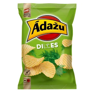 Čipsi ĀDAŽU ar diļļu garšu 130g
