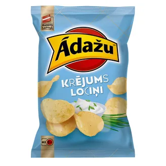 ČIPSI ĀDAŽU KRĒJUMS UN LOCIŅI 130G