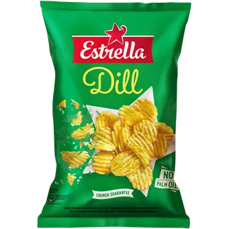 ČIPSI ESTRELLA AR AROMĀTISKU DIĻĻU GARŠU 130G