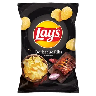 Kartupeļu čipsi LAY'S ar BBQ ribiņu garšu 130g