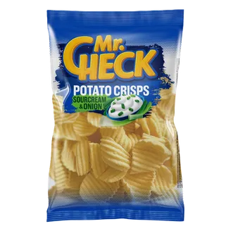 ČIPSI MR.CHECK AR KRĒJUMU UN LOCIŅU GARŠU 150G