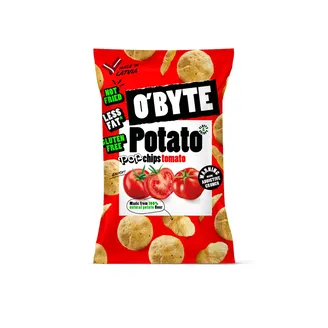 ČIPSI O'BYTE KARTUPEĻU AR TOMĀTU GARŠU 90G