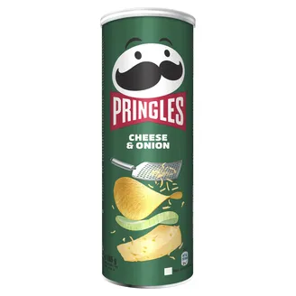 ČIPSI PRINGLES AR SIERU UN SĪPOLIEM 165G