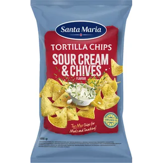 ČIPSI SANTA MARIA AR SKĀBĀ KRĒJUMU UN MAURLOKU GARŠU 185G