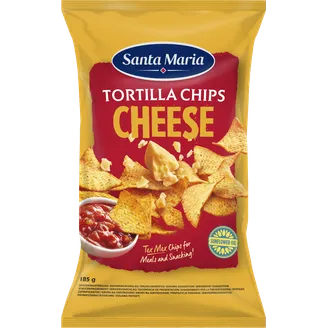 ČIPSI SANTA MARIA KUKURŪZAS AR SIERU 185G
