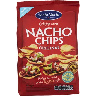 ČIPSI SANTA MARIA NAČOS KUKURŪZAS 185G