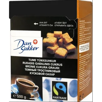 Cukura graudi Dansukker brūnie 500g