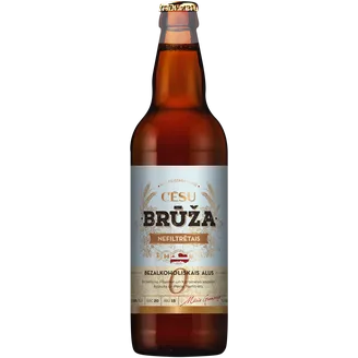 D ALUS BEZALK.BRŪŽA NEFILTRĒTS 0% 0.5L STIKLS