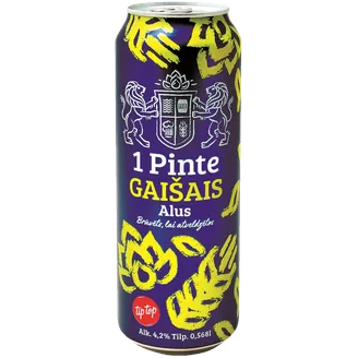D ALUS TIP TOP GAIŠAIS 4.2% 0.568L CAN