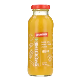 D AUGĻU KOKTEILIS GRANINI SMOOTHIE YELLOW 250ML