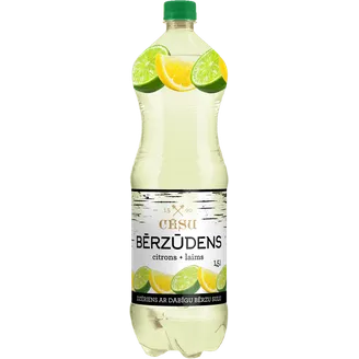 D BĒRZŪDENS CĒSU CITRONA LAIMA VIEGLI GĀZ.1.5L PET