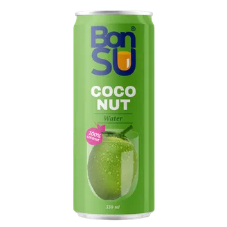 D DZĒRIENS BONSU KOKOSRIEKSTU ŪDENS 330ML CAN