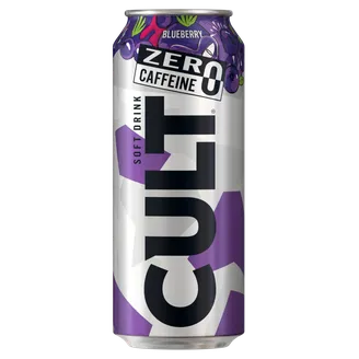 D DZĒRIENS CULT BLUEBERRY CAKE ZERO COFFEINE 500ML CAN