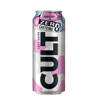 D DZĒRIENS CULT BUBBLE COFFEINE FREE GĀZ. 500ML CAN
