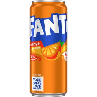 D DZĒRIENS FANTA ORANGE GĀZ.330ML SLEEK CAN