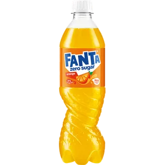 D DZĒRIENS FANTA ORANGE ZERO GĀZ. 500ML PET