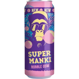 D DZĒRIENS SUPER MANKI BUBBLEGUM GĀZ. 330ML CAN