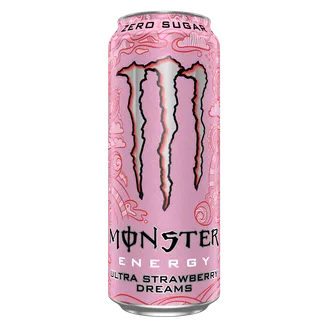 D ENERĢIJAS DZĒR. MONSTER ULTRA STRAWBERRY DREAMS 500ML CAN