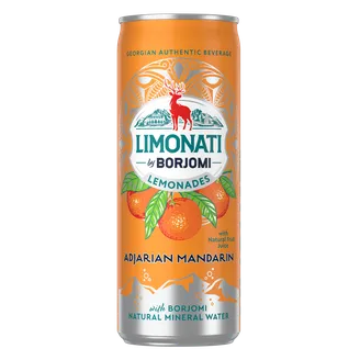 Limonāde Limonati by BORJOMI, mandarīnu, bundžā, 0.33l (DEP)
