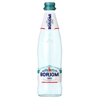 D MINERĀLŪDENS BORJOMI GĀZ. 500ML STIKLS