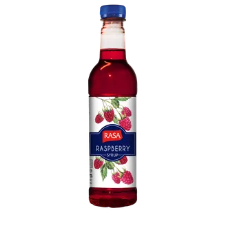 Sīrups RASA ar aveņu garšu, ar cukuriem un saldinātāju, PET, 0.5l (DEP)
