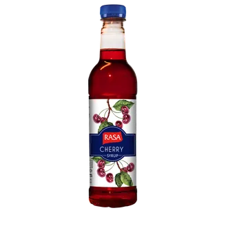Sīrups RASA ar ķiršu garšu, ar cukuriem un saldinātāju, PET, 0.5l (DEP)
