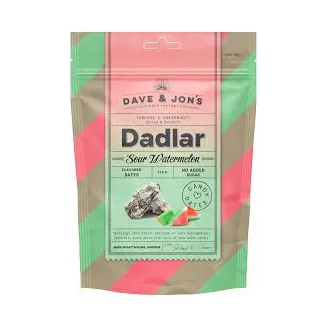 DATELES DAVE&JON'S AR SOUR WATERMELON GARŠU 125G