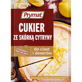 DEKORS PRYMAT CUKURS AR CITRONA MIZIŅU DESERTIEM KŪKĀM 15G