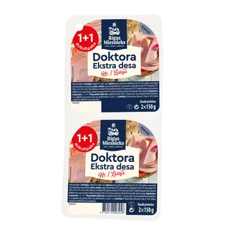 DESA RĪGAS MIESNIEKS DOKTORA EKSTRA ŠĶĒLĒS 2X150G