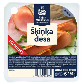 DESA RĪGAS MIESNIEKS ŠĶIŅĶA ŠĶĒLĒS 150G
