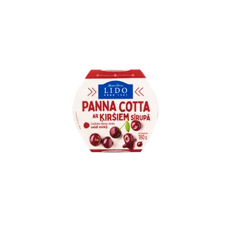DESERTS LIDO PANNA COTTA AR ĶIRŠIEM SĪRUPĀ 180G