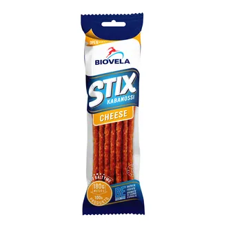 DESIŅAS BIOVELA STIX KABANOSSI AR SIERU KAR. KŪPI. 100G