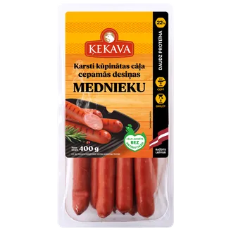 DESIŅAS ĶEKAVA MEDNIEKU KARSTI KŪPINĀTAS 400G
