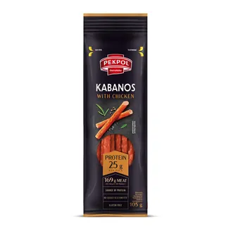 DESIŅAS PEKPOL KABANOS AR MĀJPUTNU GAĻU 105G