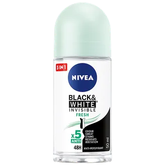 DEZODORANTS NIVEA BLACK WHITE PURE RULLĪTIS SIEV.50ML