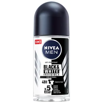 DEZODORANTS NIVEA BLACK&WHITE ORIGINAL RULLĪTIS VĪR.50ML