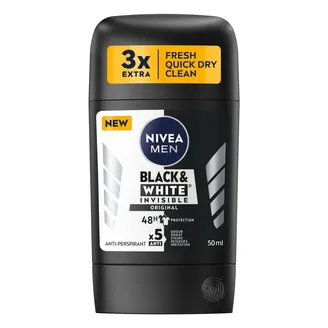 DEZODORANTS NIVEA MEN BLACK&WHITE ORIGINAL ZĪM.VĪR.50ML