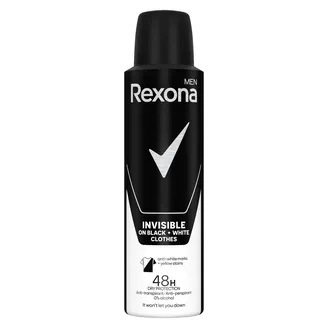 DEZODORANTS REXONA BLACK&WHITE IZSMIDZ.VĪR.150ML