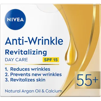 DIENAS KRĒMS NIVEA ANTI-WRINKLE REVITALIZING 55+ 50ML