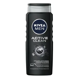 DUŠAS ŽELEJA NIVEA MEN ACTIVE CLEAN VĪR.500ML