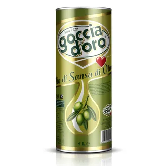 EĻĻA GOCCIA DORO OLĪVU POMACE MET. 1L