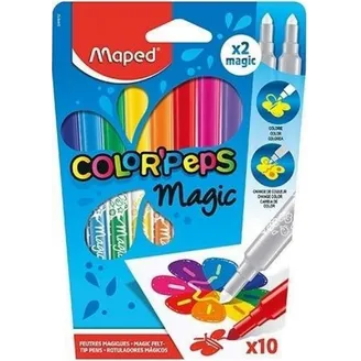 FLOMĀSTERI MAPED COLOR PEPS MAGIC 10 KRĀSAS+2 MAGIC