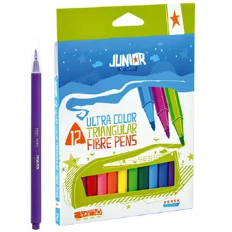 FLOMĀSTERI ULTRA COLOR TRĪSSTŪRVEIDA 12GAB